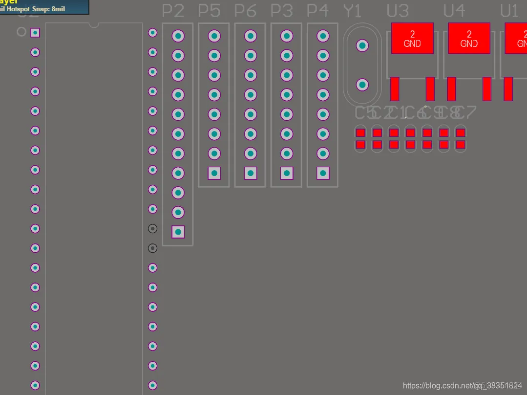 Altium Designer 18 速成实战 第五部分 PCB流程化设计常用操作（十九）鼠线的打开及关闭_常用操作_10